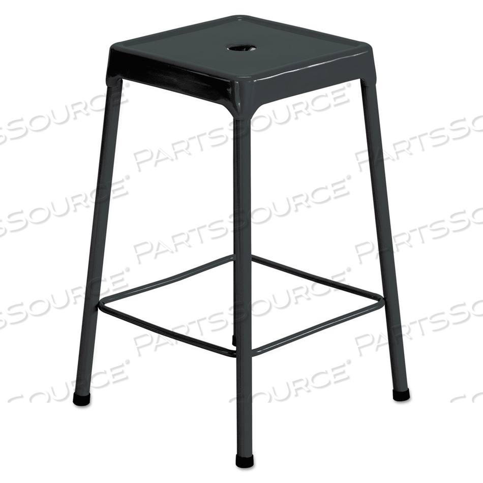 STEEL STOOL 25" COUNTER HEIGHT - BLACK by Safco