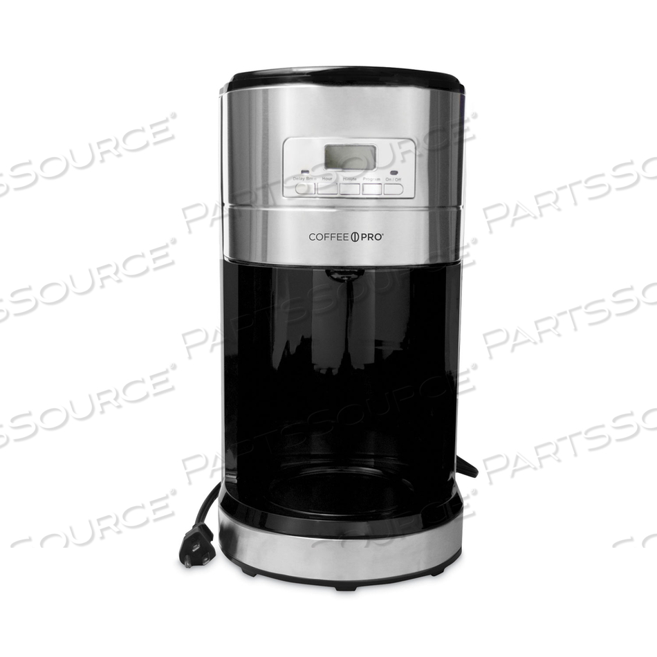 HOME/OFFICE EURO STYLE COFFEE MAKER, STAINLESS STEEL by Coffee Pro HOME/OFFICE EURO STYLE COFFEE MAKER, STAINLESS STEEL by Coffee Pro