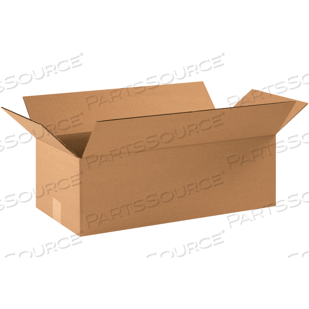 FLAT CORRUGATED BOXES, 22" X 10" X 6", KRAFT, 25/BUNDLE by BOX Partners (Box Acquisitions, LLC)