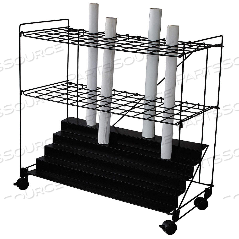 ROLL FILE, 60 COMPARTMENTS, FOR 2 1/2 IN TUBE DIA, 34 IN OVERALL WD, MOBILE, WIRE by Approved Vendor ROLL FILE, 60 COMPARTMENTS, FOR 2 1/2 IN TUBE DIA, 34 IN OVERALL WD, MOBILE, WIRE by Approved Vendor