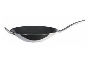 NON STICK WOK 4 QT SILVER by Vulcano