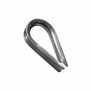 STANDARD DUTY STAINLESS STEEL WIRE ROPE THIMBLE - 3/4" DIAMETER - PACK OF 6 by Advantage Sales & Supply