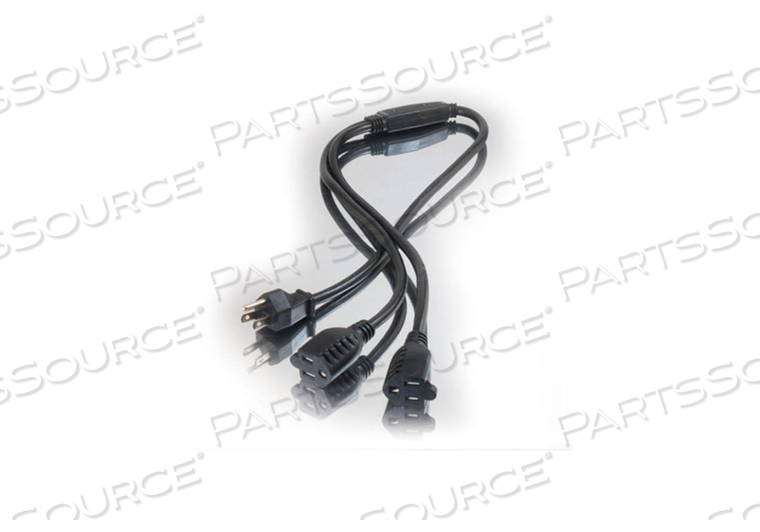3FT 1 TO 2 POWER CORD SPLITTER 