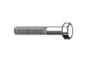 HEX HEAD CAP SCREW, STAINLESS STEEL, A4, PLAIN, M6-1.00, COARSE, 55 MM LG, GLOBALLY SOURCED by Fabory