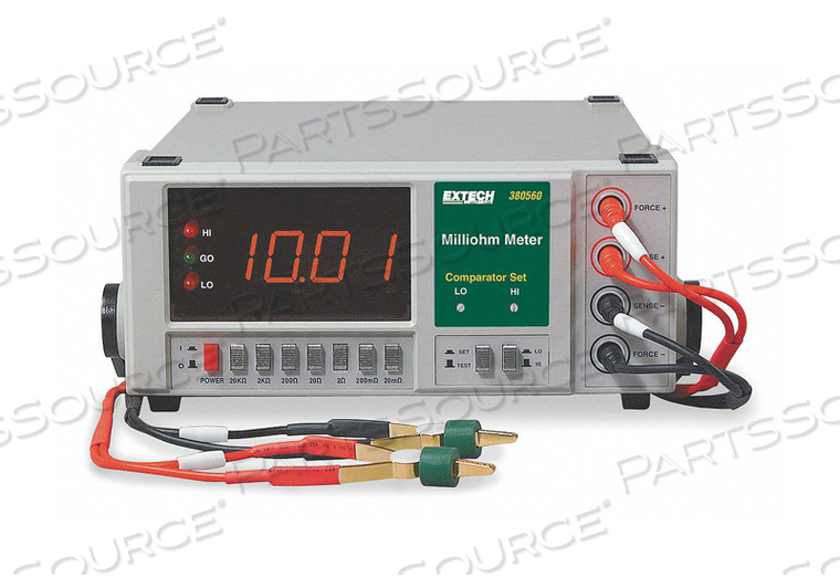 HIGH RESOLUTION PRECISION MILLIOHM METER, 110 by Extech Instruments HIGH RESOLUTION PRECISION MILLIOHM METER, 110 by Extech Instruments