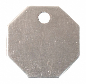 BLANK TAG OCTAGON STEEL PK25 by C.H. Hanson BLANK TAG OCTAGON STEEL PK25 by C.H. Hanson