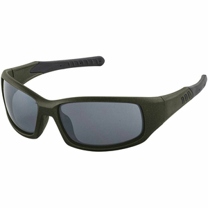 FREE RIDE SAFETY GLASSES, OLIVE METALLIC/GRAY FLASH LENS by ERB Safety