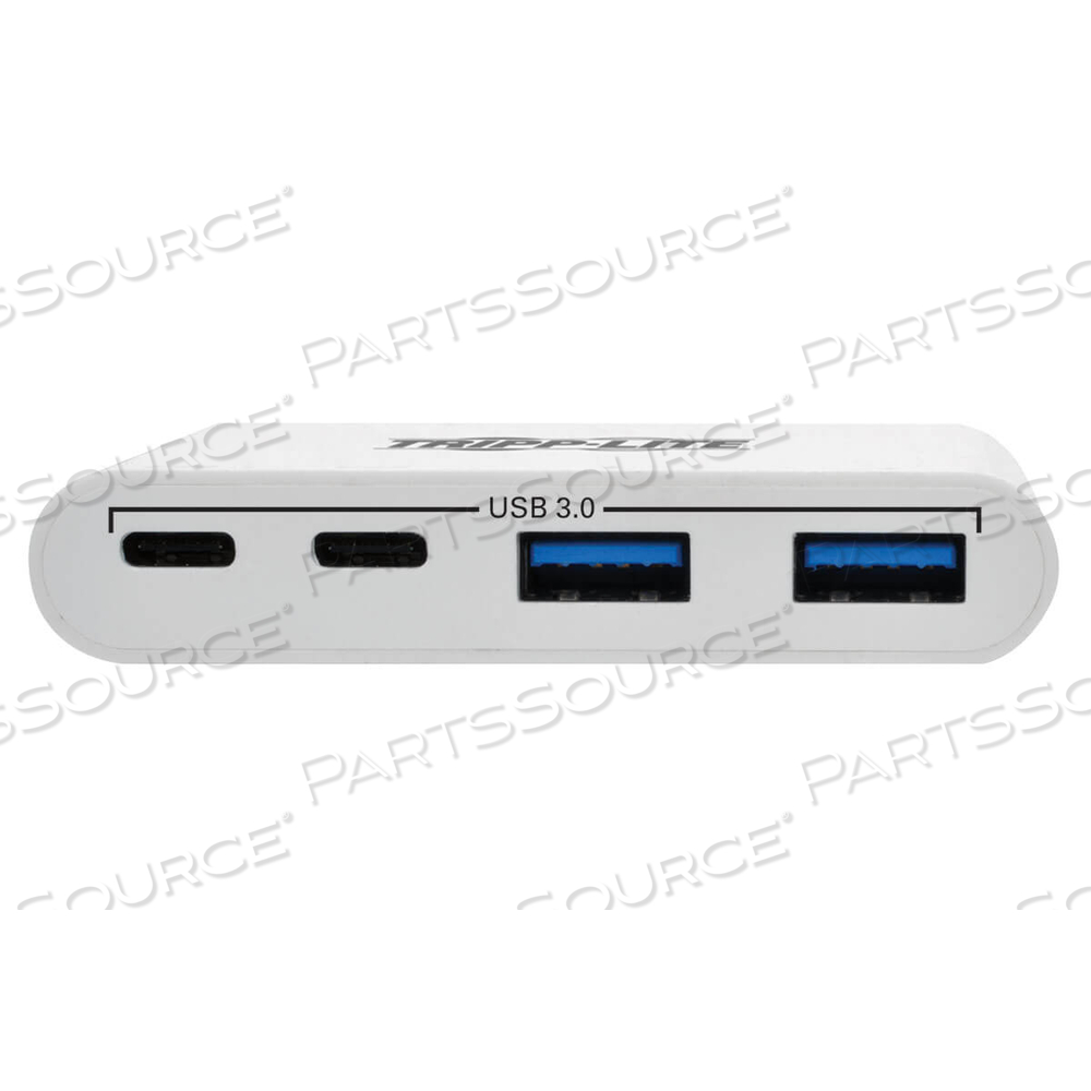 USB C MULTIPORT HUB 4-PORT X X2 USB-A PORTS AND X2 USB-C PORTS by Tripp Lite USB C MULTIPORT HUB 4-PORT X X2 USB-A PORTS AND X2 USB-C PORTS by Tripp Lite