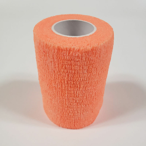 FIRST VOICE 3" X 5 YARDS SELF ADHESIVE BANDAGE, LATEX, ORANGE by First Voice
