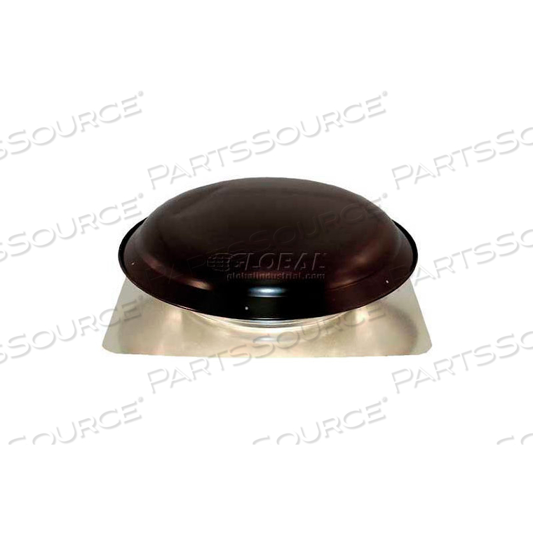 ROOF MOUNT POWER ATTIC VENTILATOR ALUMINUM DOME BLACK 1400 CFM 