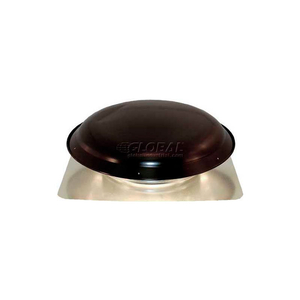 ROOF MOUNT POWER ATTIC VENTILATOR ALUMINUM DOME BLACK 1400 CFM by Cool Attic