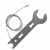 LIGHT WEIGHT ALUMINUM 3-WAY WRENCH WITH by Ohio Medical, LLC