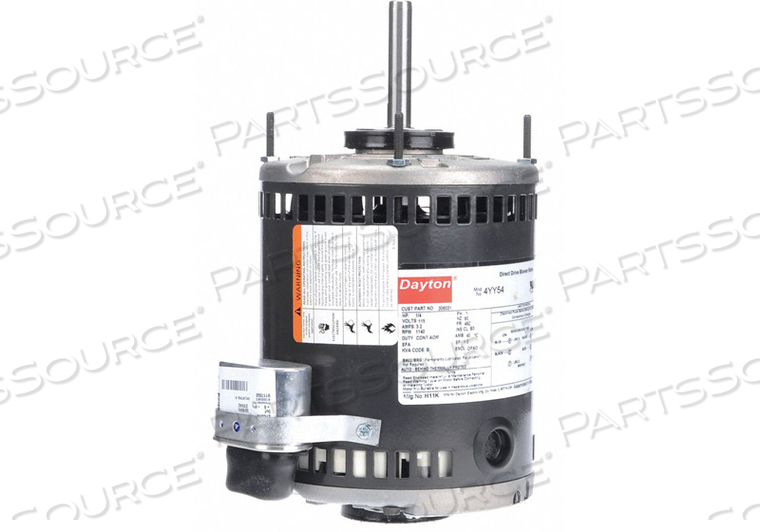 MOTOR PSC 1/4 HP 1140 RPM 115V 48Y OAO by DAYTON ELECTRIC MANUFACTURING CO MOTOR PSC 1/4 HP 1140 RPM 115V 48Y OAO by DAYTON ELECTRIC MANUFACTURING CO