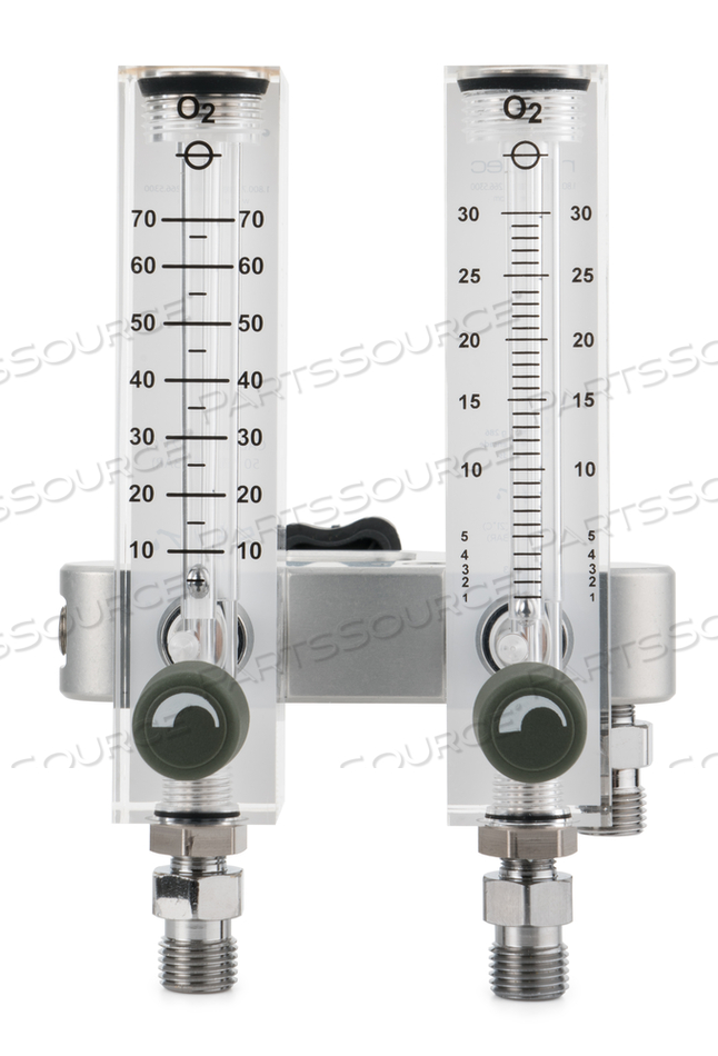 R220P89001 Maxtec DUAL FLOW METER MANIFOLD, 4 POSITIONS, ACRYLIC, >150