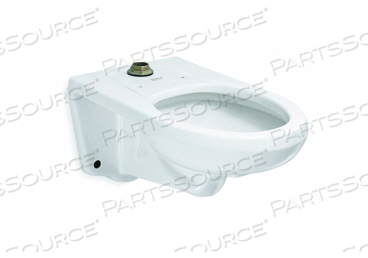 TOILET BOWL ELONGATED WALL FLUSH VALVE by American Standard TOILET BOWL ELONGATED WALL FLUSH VALVE by American Standard
