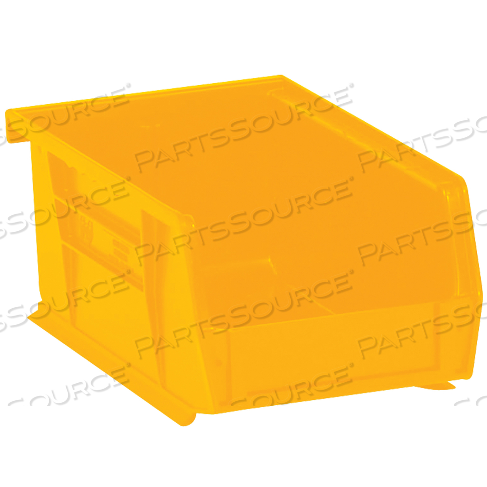PLASTIC STACK & HANG BIN BOXES, 9 1/4" X 6" X 5", YELLOW, 12/CASE by BOX Partners (Box Acquisitions, LLC)