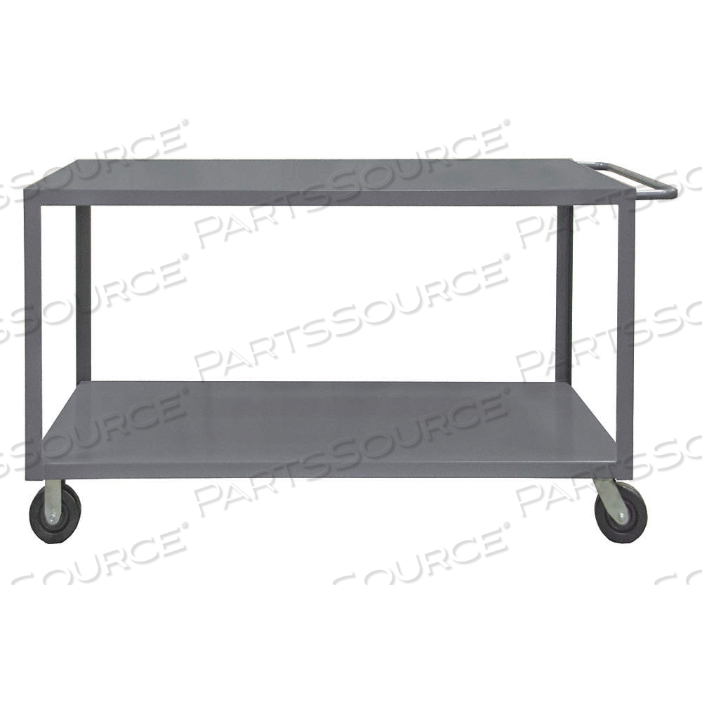UTILITY CART WITH FLUSH METAL SHELVES, 4,000 LB LOAD CAPACITY, 48 IN X 36 IN, FLAT by Durham Manufacturing Company