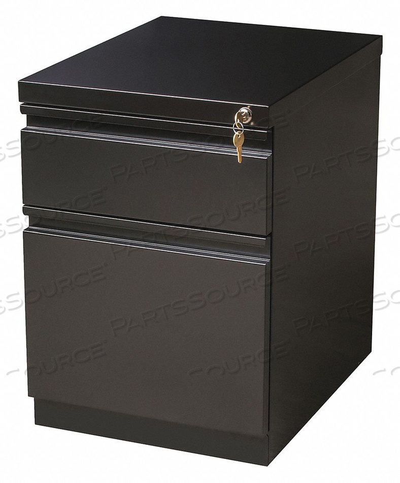 20" DEEP MOBILE PEDESTAL BOX/FILE - BLACK by Hirsh 20" DEEP MOBILE PEDESTAL BOX/FILE - BLACK by Hirsh