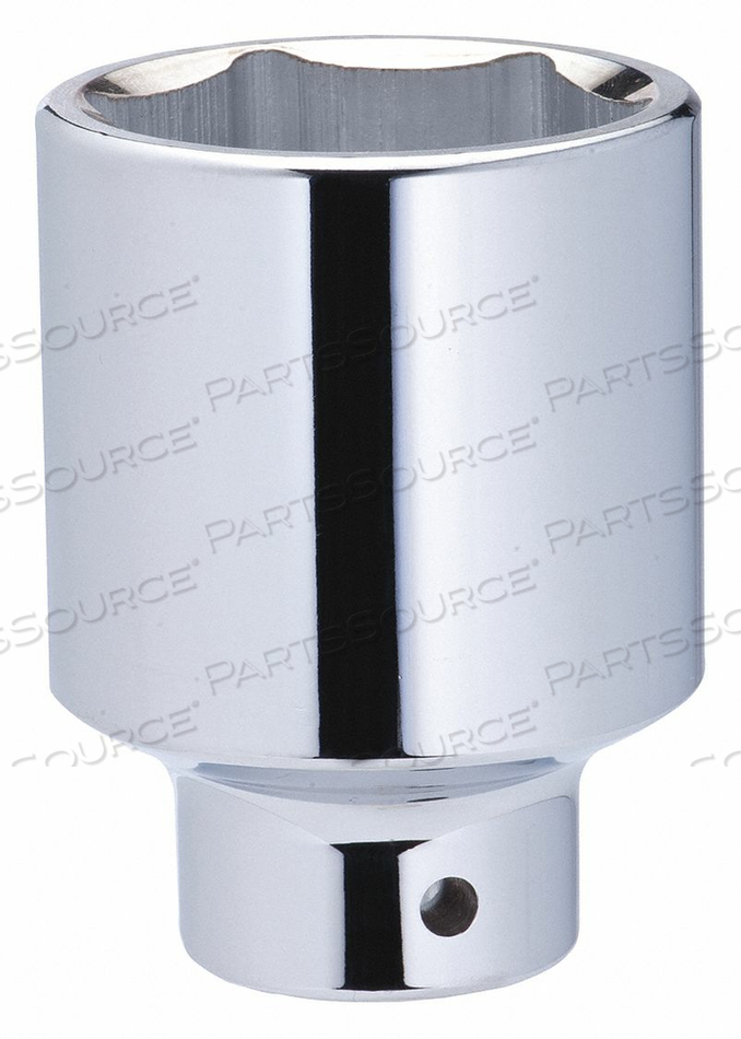 SOCKET, SOCKET SIZE 1 3/8 IN, 6-POINT, ALLOY STEEL, CHROME, DEEP, HAND, DRIVE SIZE 3/4 IN, SAE, IMPACT RATED NO, STANDARDS DIN by Westward SOCKET, SOCKET SIZE 1 3/8 IN, 6-POINT, ALLOY STEEL, CHROME, DEEP, HAND, DRIVE SIZE 3/4 IN, SAE, IMPACT RATED NO, STANDARDS DIN by Westward