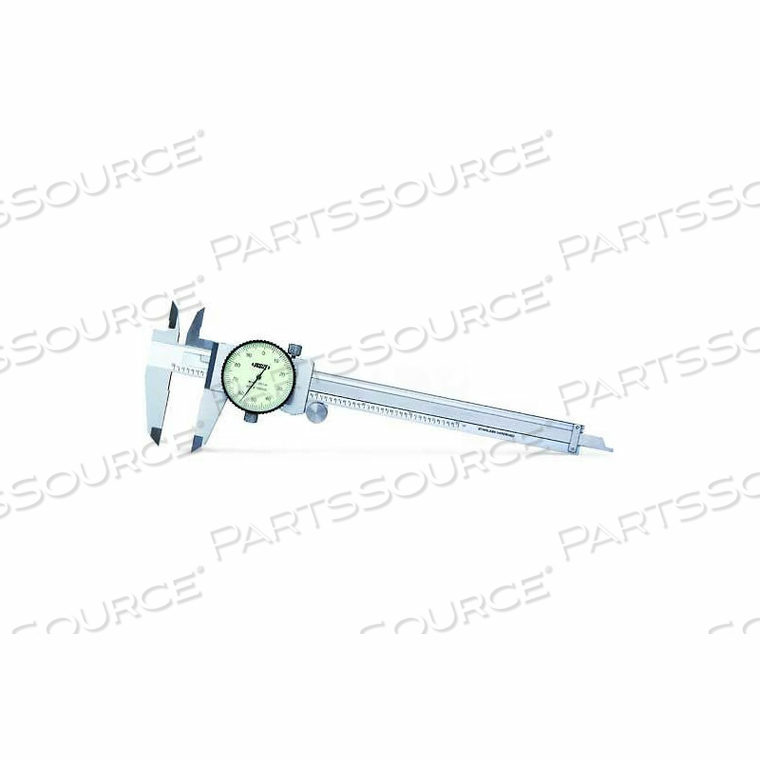 INSIZE 0-12" DIAL CALIPER W/WHITE DIAL by Insize INSIZE 0-12" DIAL CALIPER W/WHITE DIAL by Insize