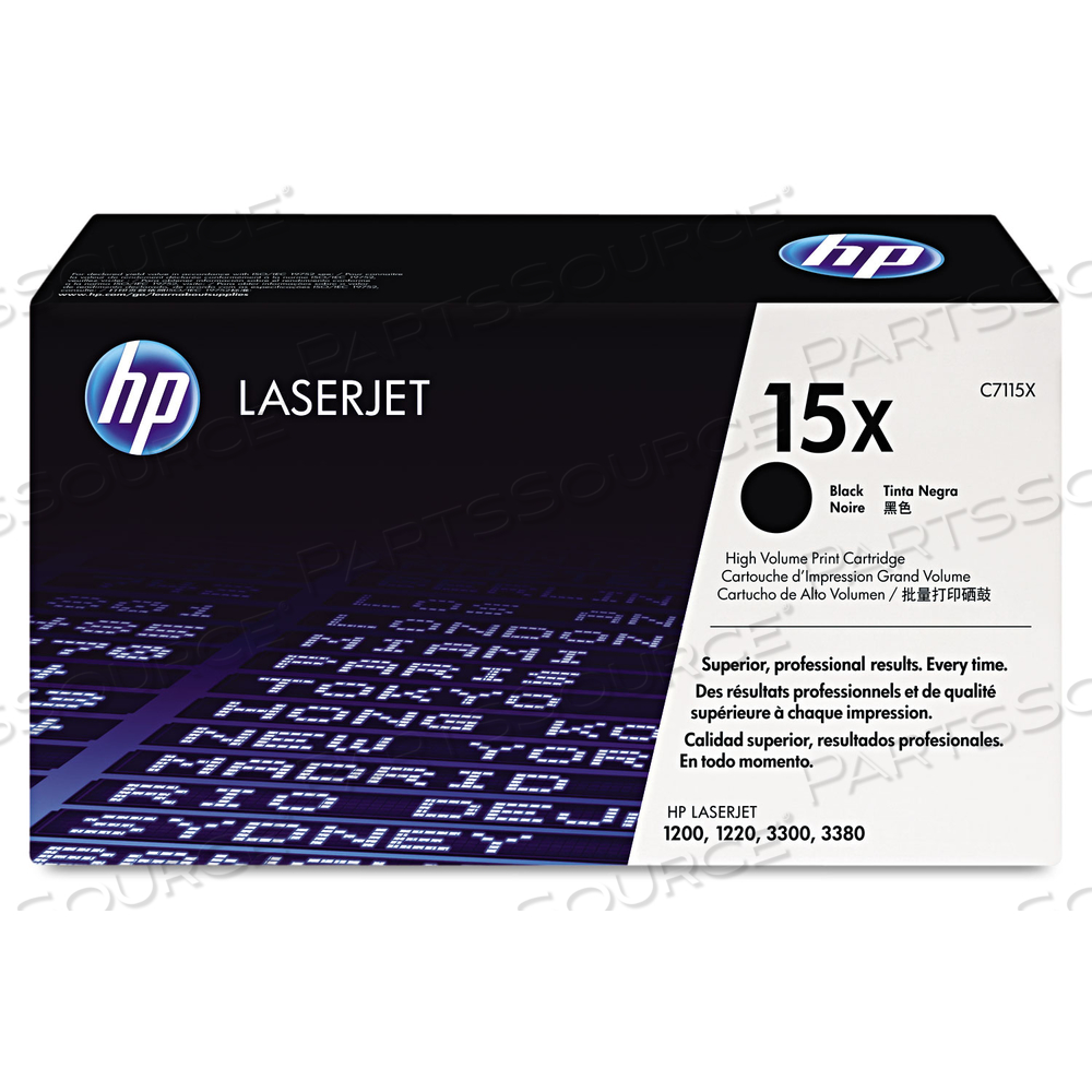 TONER CARTRIDGE, REPLACEMENT FOR HP LASERJET 1000, HP LASERJET 1005W, HP LASERJET 1200, HP LASERJET 1200N, HP LASERJET 1200SE, HP LASERJET 1 