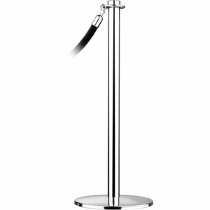 TENSATOR POST ROPE SAFETY CROWD CONTROL QUEUE STANCHION UNIVERSAL CONTEMPORARY, POLISHED CHROME by Tensator