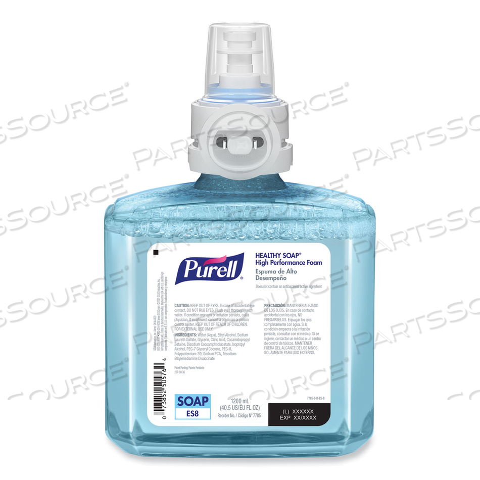 CLEAN RELEASE TECHNOLOGY (CRT) HEALTHY SOAP HIGH PERFORMANCE FOAM, FOR ES8 DISPENSERS, FRAGRANCE-FREE, 1,200 ML by Purell