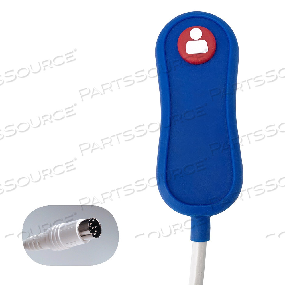 SOFTCALL CALL CORD FOR RAULAND RESPONDER III+, IV, 4000, NURSE by Crest Healthcare SOFTCALL CALL CORD FOR RAULAND RESPONDER III+, IV, 4000, NURSE by Crest Healthcare