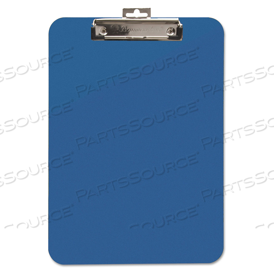 UNBREAKABLE RECYCLED CLIPBOARD, 0.25" CLIP CAPACITY, HOLDS 8.5 X 11 SHEETS, BLUE by Mobile OPS UNBREAKABLE RECYCLED CLIPBOARD, 0.25" CLIP CAPACITY, HOLDS 8.5 X 11 SHEETS, BLUE by Mobile OPS
