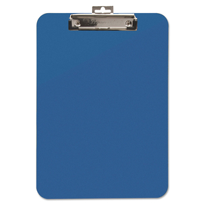 UNBREAKABLE RECYCLED CLIPBOARD, 0.25" CLIP CAPACITY, HOLDS 8.5 X 11 SHEETS, BLUE by Mobile OPS