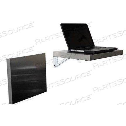 FOLDING SHELF, GRAY EPOXY, 17 IN X 14 IN, GRAY EPOXY, 1 DOOR by Ideal Products FOLDING SHELF, GRAY EPOXY, 17 IN X 14 IN, GRAY EPOXY, 1 DOOR by Ideal Products