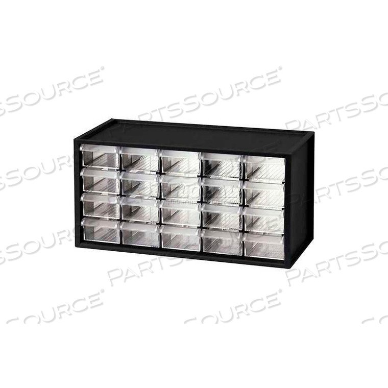 SHUTER PARTS DRAWER CABINET, 20 DRAWERS, BENCH STYLE, 14-3/4"W X 6"D X 7-3/8"H by LDS Industries LLC SHUTER PARTS DRAWER CABINET, 20 DRAWERS, BENCH STYLE, 14-3/4"W X 6"D X 7-3/8"H by LDS Industries LLC