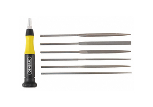 NEEDLE FILE SET SWISS 6 PIECES by General Tools & Instruments