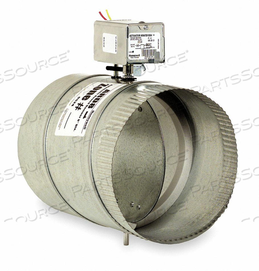 ROUND MOTORIZED DAMPER DIA 5 IN by Honeywell