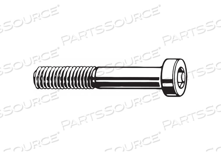 SOCKET HEAD CAP SCREW, M6-1 THREAD SIZE, 20 MM LG, LOW-PROFILE STD, PLAIN, STAINLESS STEEL by Fabory