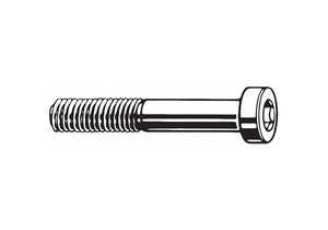 SOCKET HEAD CAP SCREW, M6-1 THREAD SIZE, 20 MM LG, LOW-PROFILE STD, PLAIN, STAINLESS STEEL by Fabory