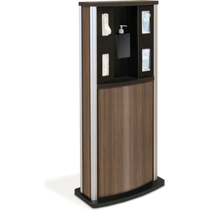 SERIES 900 STANDARD INFECTION CONTROL KIOSK, TEAK by Braeside Holdings LLC