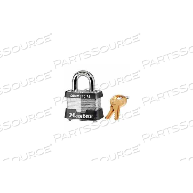 LAMINATED STEEL PADLOCK KEYED DIFFERENTLY WITH MASTER KEY ACCESS 