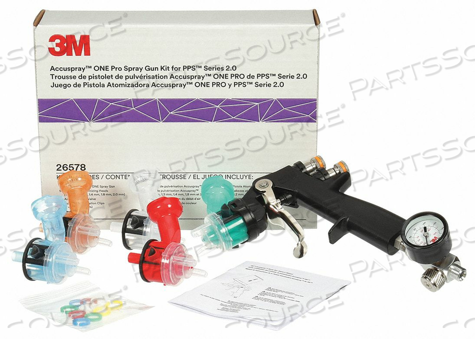 SPRAY GUN KIT PRESSURE 13 CFM @ 24 PSI by 3M Healthcare