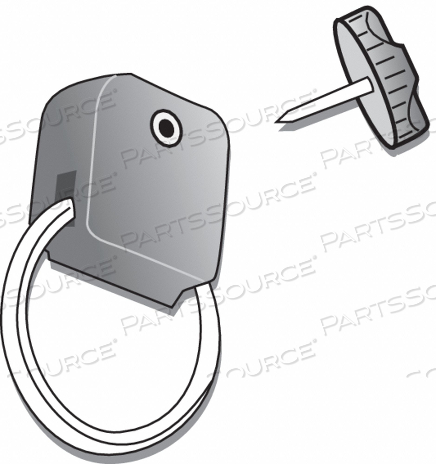 SNAP-ON CLIP 1-1/2 IN L SS THREADED STUD by Gearkeeper