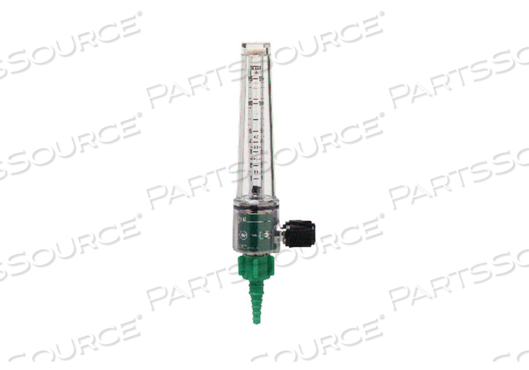152 H X 56 W X 58MM D 15LPM ALUMINUM PRESSURE COMPENSATED OXYGEN SINGLE FLOWMETER by Ohio Medical, LLC 152 H X 56 W X 58MM D 15LPM ALUMINUM PRESSURE COMPENSATED OXYGEN SINGLE FLOWMETER by Ohio Medical, LLC