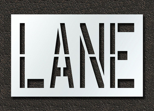 PAVEMENT STENCIL LANE 24 IN by RAE Products & Chemicals Corp.