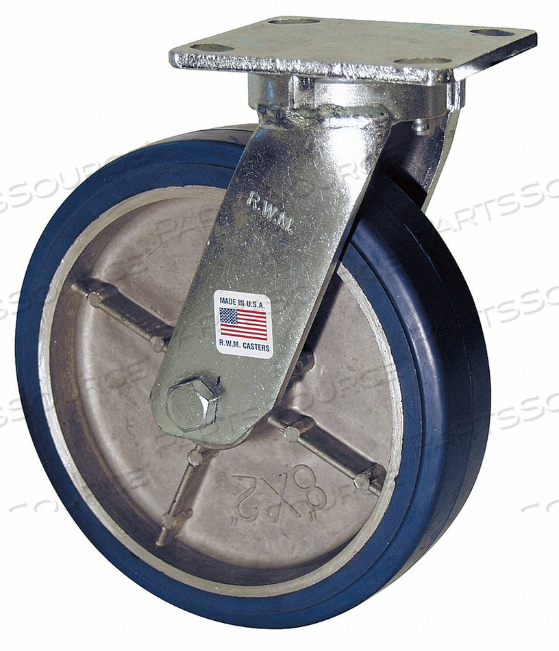 KINGPINLESS PLATE CASTER SWIVEL 1050 LB. by RWM