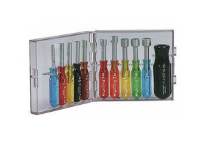 NUT DRIVER SET 11 PIECES SAE HOLLOW by Xcelite