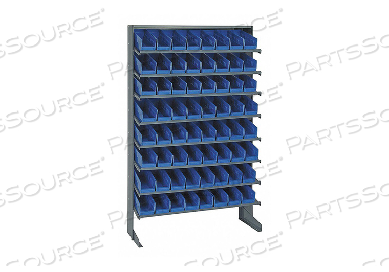 E1545 PICK RACK 60 OVERALL H 64 BINS BLUE by Quantum Storage Systems
