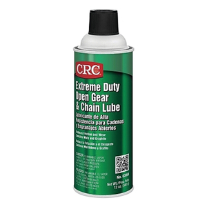 EXTREME DUTY OPEN GEAR AND CHAIN LUBE 12 WT OZ, AEROSOL, PETROLEUM OIL, BLACK by CRC Industries