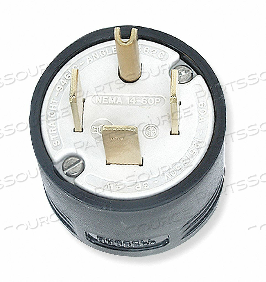 PLUG 14-60P 60A 125/250V by Hubbell Incorporated, Wiring Device-Kellums