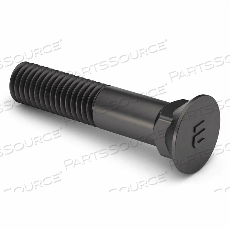 5/8-11 X 2-1/2" PLOW BOLT - #3 FLAT HEAD - GRADE 5 - UNC - STEEL - ZINC CLEAR - PKG OF 10 by Earnest Machine 5/8-11 X 2-1/2" PLOW BOLT - #3 FLAT HEAD - GRADE 5 - UNC - STEEL - ZINC CLEAR - PKG OF 10 by Earnest Machine