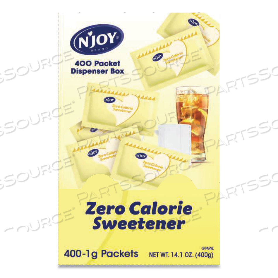 YELLOW SUCRALOSE ZERO CALORIE SWEETENER PACKETS, 0.04 OZ PACKET by N'Joy