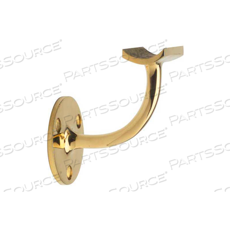 HANDRAIL BRACKET, FOR 1.5" TUBING, POLISHED BRASS by Lavi HANDRAIL BRACKET, FOR 1.5" TUBING, POLISHED BRASS by Lavi